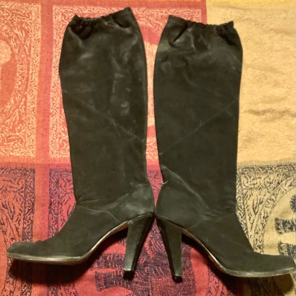 “Michael Kors” Women's Black Suede Boots